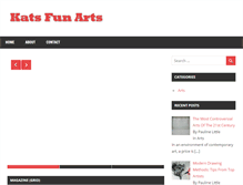 Tablet Screenshot of katsfunfonts.com